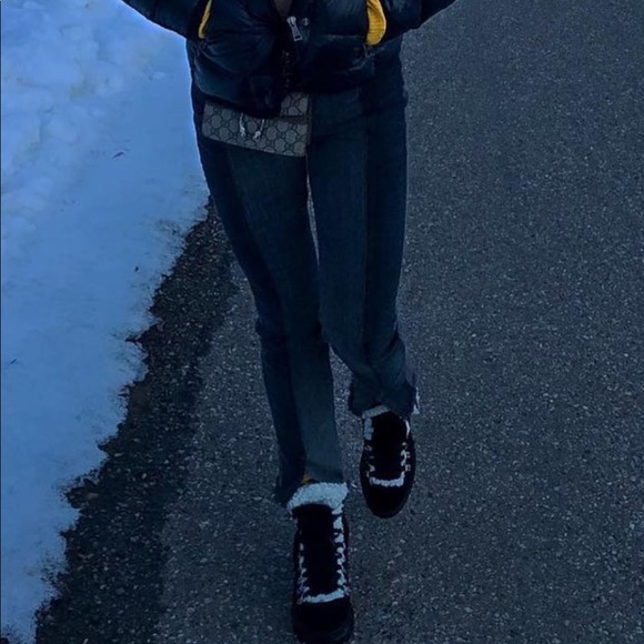 Rag & Bone Jeans Evelyn Cropped Two-Tone High-Rise - Picture 6 of 7